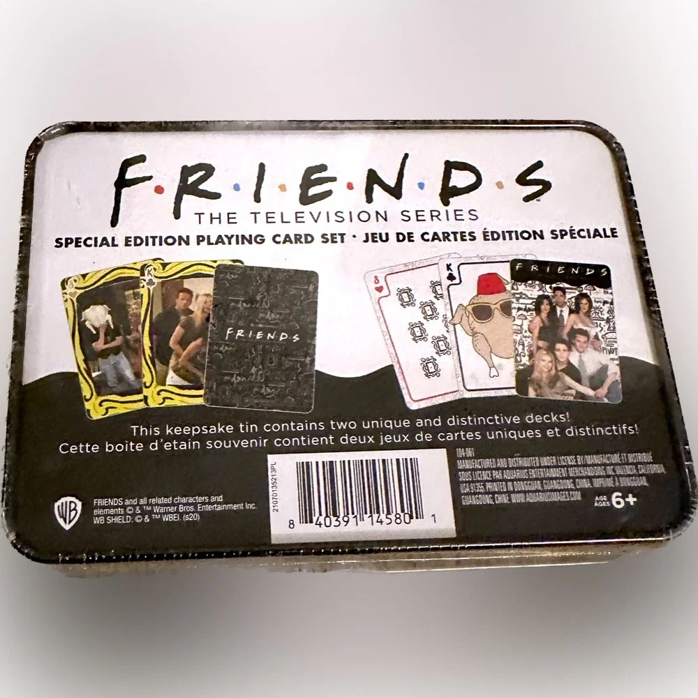 NIB Friends Special Edition Playing Card Set Rachel Ross Monica Chandler &Phoebe